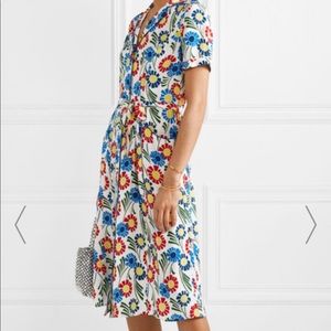 Silk floral elegant summer shirt dress BRAND NEW